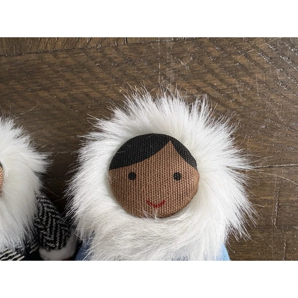 3‎ Alaskan Eskimo Winter Target Wondershop Colorful Miniature Dolls Decor Orn
